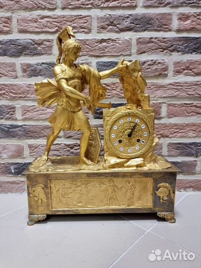 Каминные часы ампир