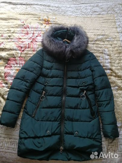 Пуховик зимний женский 44 46 бу