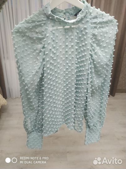Блузка рубашка zara M