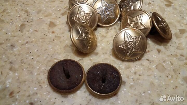 Ремень армейский морской, пуговицы армейские СССР