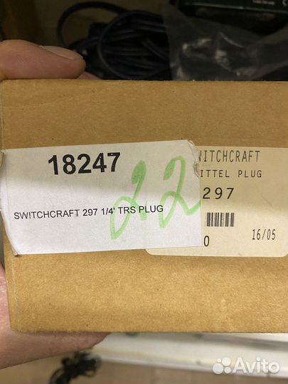 Разьемы кабельные switchcraft XLR AA3F AA3M, 297