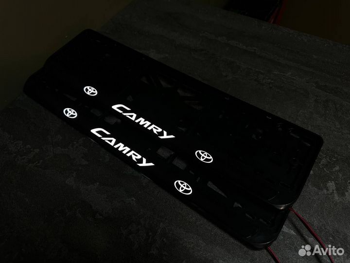 Рамка номерного знака led подсветка