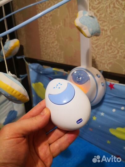 Мобиль Chicco Волшебные звезды цвет голубой