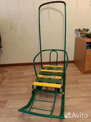 Детские санки с колесами