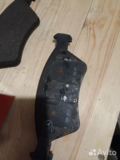 Тормозные колодки mercedes ml