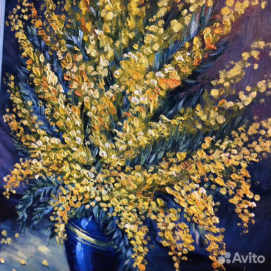 Картина маслом на картоне 28х36