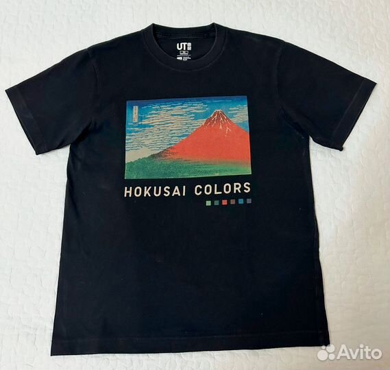 Футболка Uniqlo hokusai colors XS/S