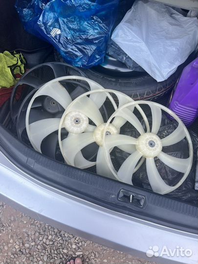 Диффузор, моторчик охлаждения двигателя камри 40