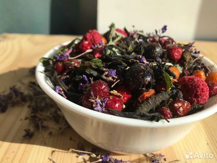 Иван-чай 1кг Ягоды и травы, экологически чистый