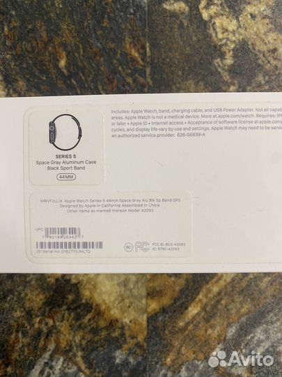 Часы apple watch 5 44 mm