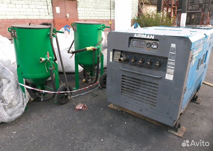 Аренда дизельного компрессора, пескоструя,молотков