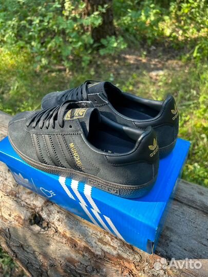 Кроссовки adidas munchen graphite grey 41-45