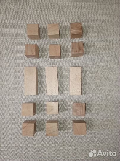 Набор деревянных кубиков