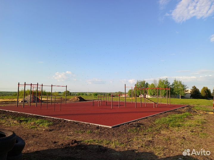 Бесшовное резиновое покрытие под ключ