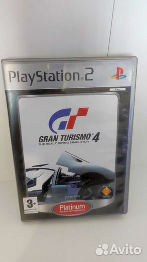 Gran Turismo 4 ps2 Platinum лицензия PAL