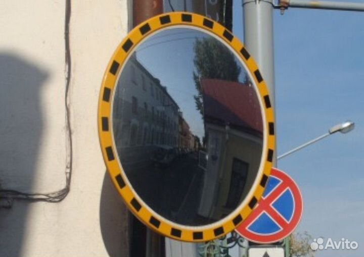 Зеркало промышленные обзорное круглое для склада