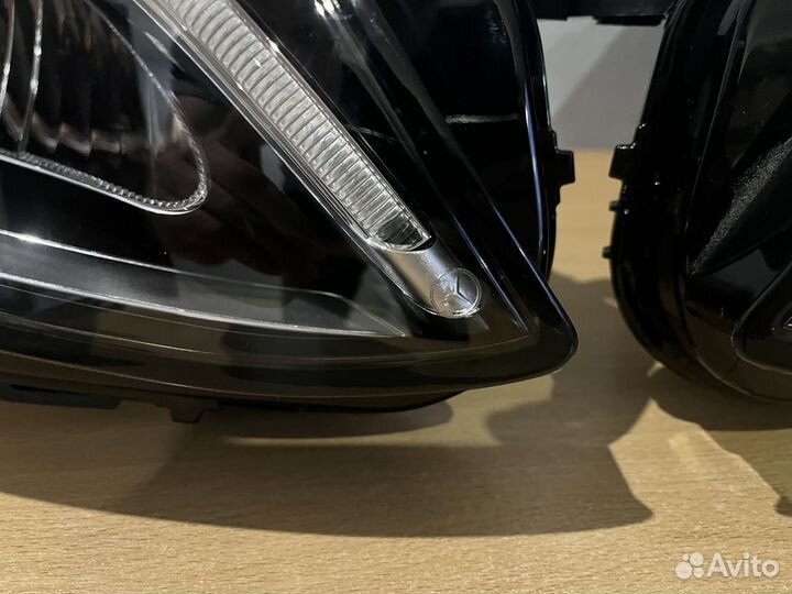 Фары Mercedes w205 дорестайлинг всборе с блоками
