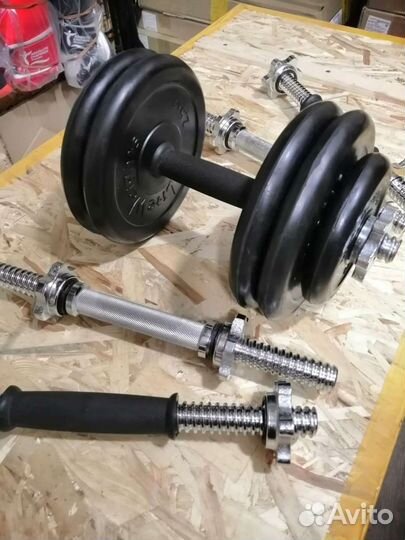Гантели / штанги разборные обрезиненные