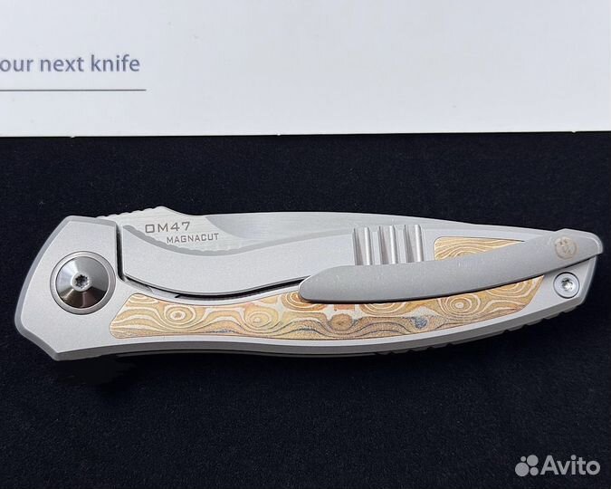 Нож Maxace Perseus mokume