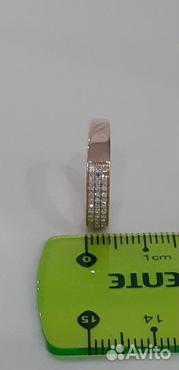 Золотое кольцо с бриллиантами-585пр Россия