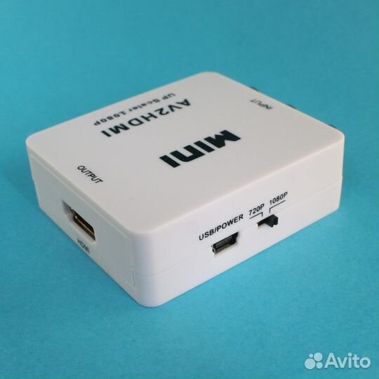 Конвертер (переходник) AV 3 RCA на hdmi
