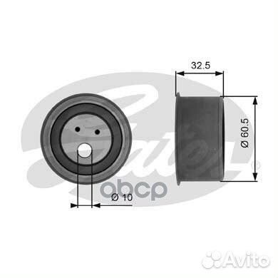 Натяжной ролик привода грм PowerGrip T41054 Gates