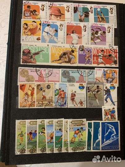 Марки Болгария Польша Чехия Куба спорт, авиация