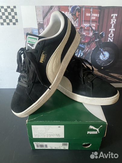 Кроссовки Puma Suede Classic + black-white