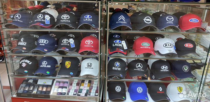 Бейсболки,кепки автомобильные (марки машин)