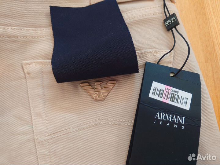 Джинсы бежевые Armani Jeans оригинальные 25 размер