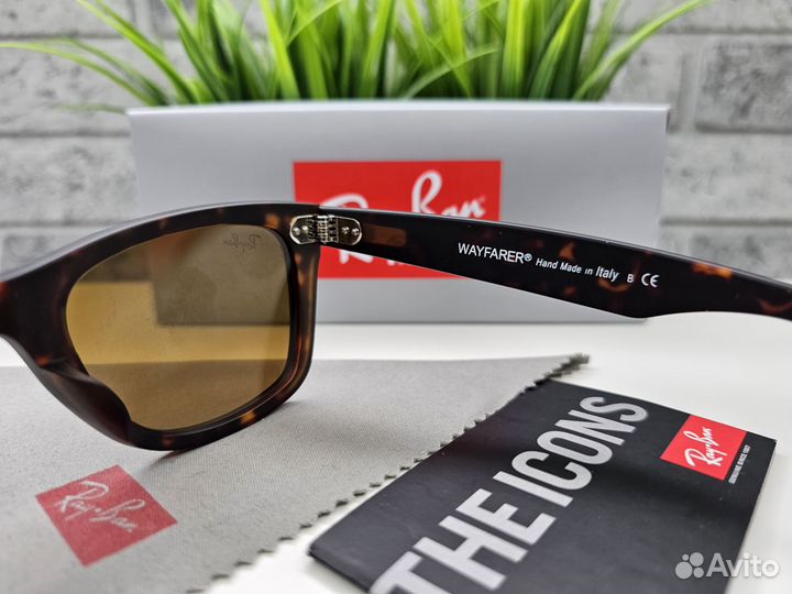 Очки Ray Ban Wayfarer 2140 902N6 Brown Leopard