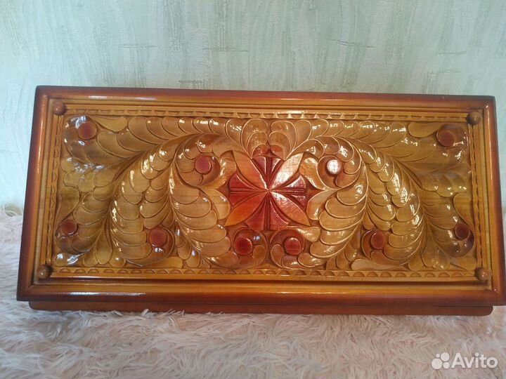 Нарды ручной работы резные новые зона