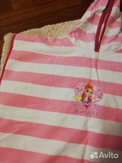 Полотенце пончо для детей