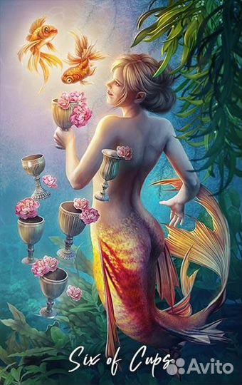 Карты Таро The Elemental Wisdom Tarot 12cm, Taroteca / Таро Мудрость Стихий, черный срез UV (soft 63