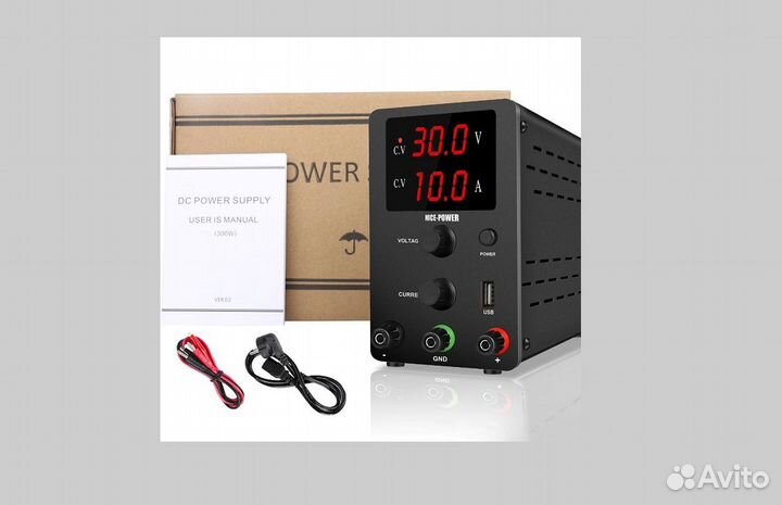 Регулируемый Блок питания 30V 10A