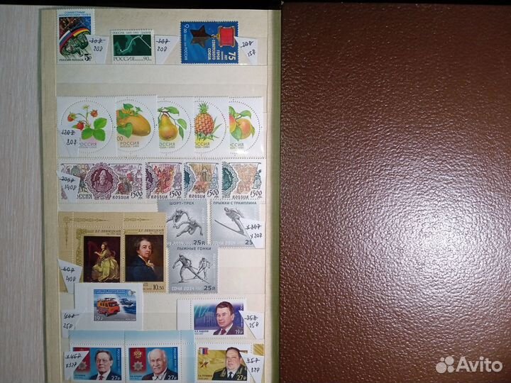 Марки России,м/листы