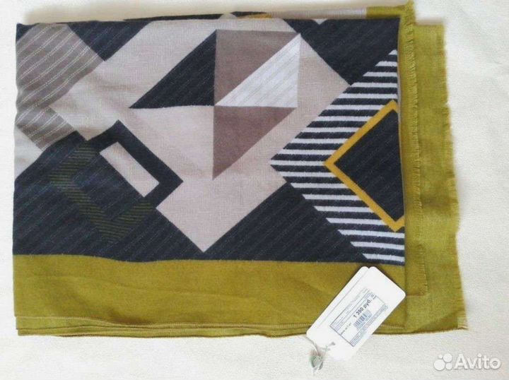 Палантин теплый новый шарф графическим рис 180*65