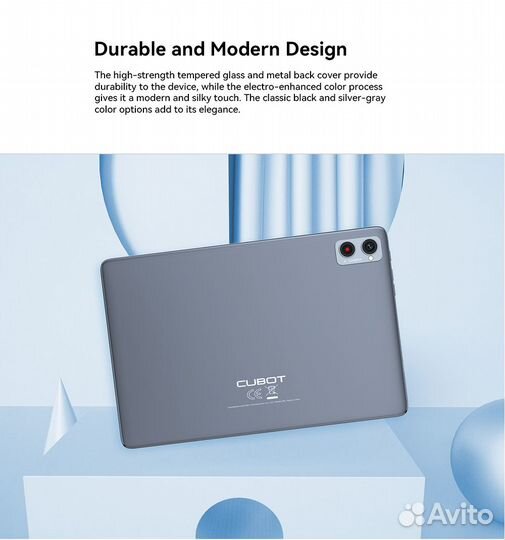 Планшет Cubot tab 20 4/64 LTE(2sim).+чехол. Новый