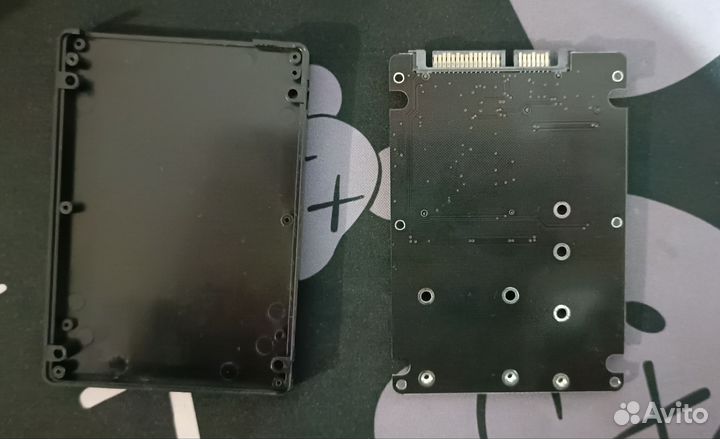 Адаптер SATA3 7+15 pin m2 ngff и msata ssd