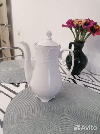 Заварник, кофейник. Польский фарфор, Cmielow