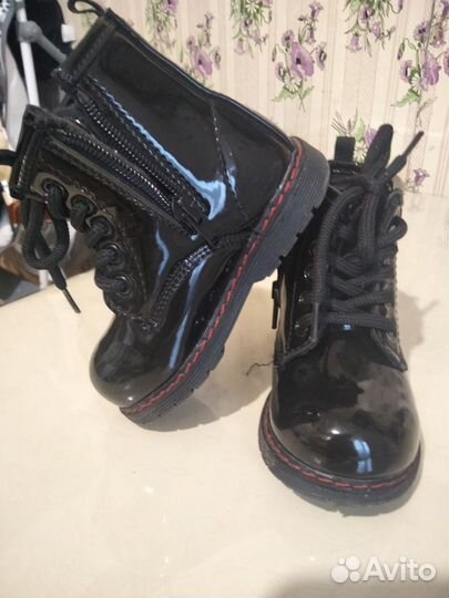 Ботинки для девочки демисезонные 22