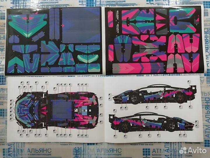 Конструктор Lamborghini MK6002 1314-деталей