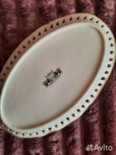 Блюдо фарфор сервировочное