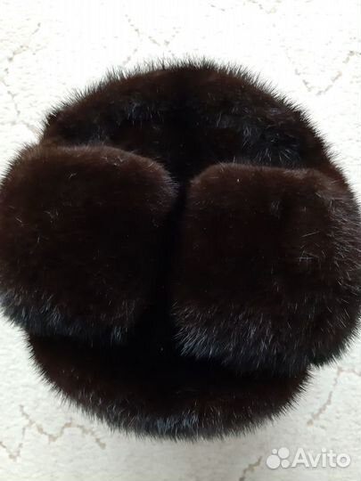 Норковая шапка мужская