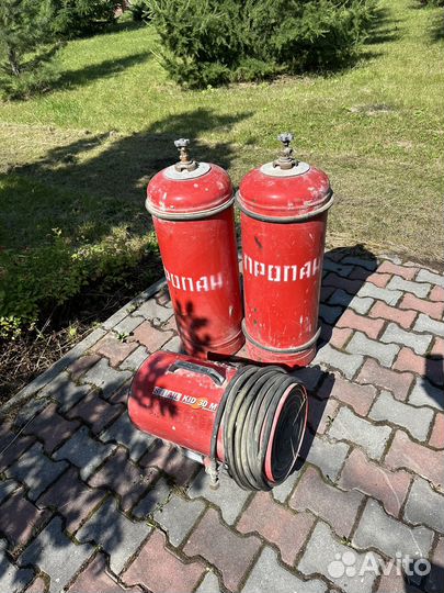 Тепловая пушка газовая, с баллоном