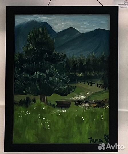 Картина пейзаж Архыз