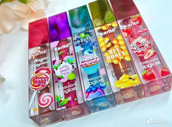 Карандаши для губ, блески для губ