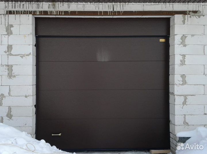 Гаражные секционные ворота Prestige Alutech