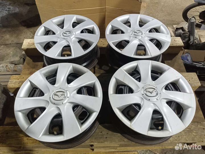 Оригинальные диски с колпаками Мазда 3 R16 5*114.3
