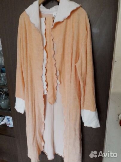 Халат махровый женский, размер 52, новый